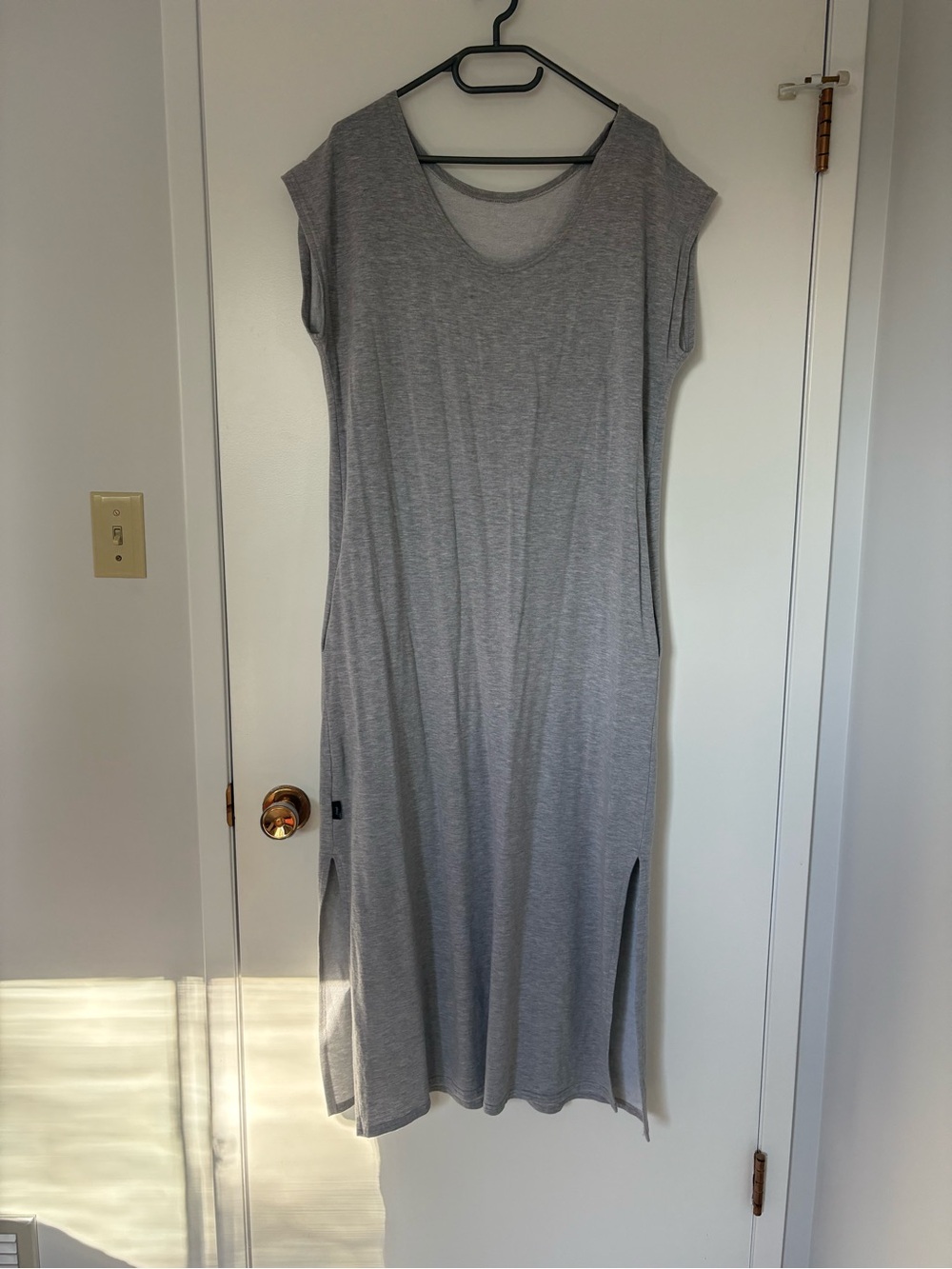 Women’s Casual Gray Maxi Dress